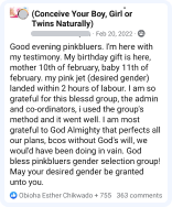 pregnancy testimony